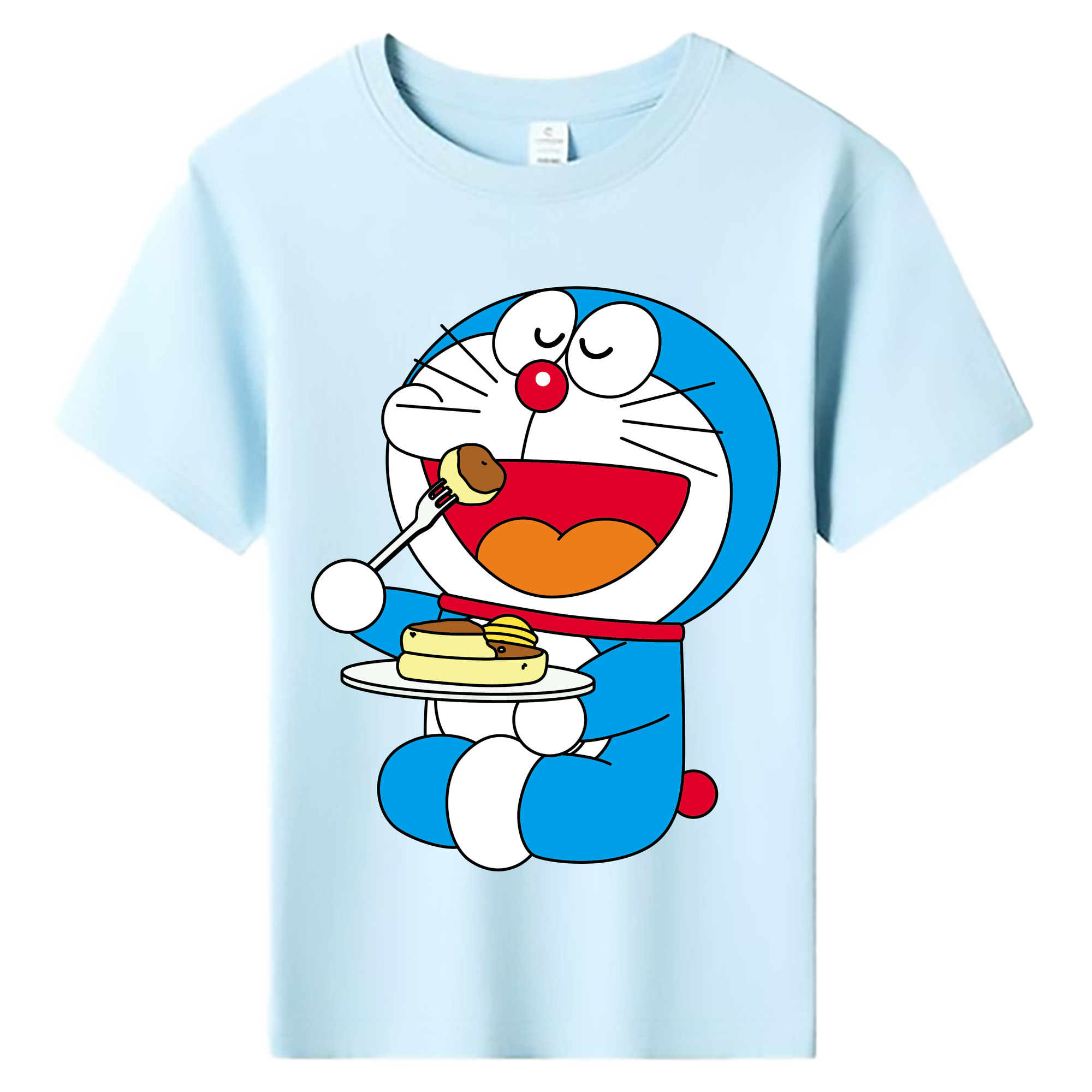 （画像用） ドラえもん Doraemon 綿100％キッズTシャツ（フロントプリント）